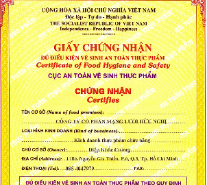 Giấy chứng nhận