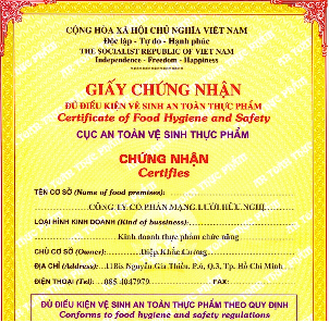 Giấy chứng nhận