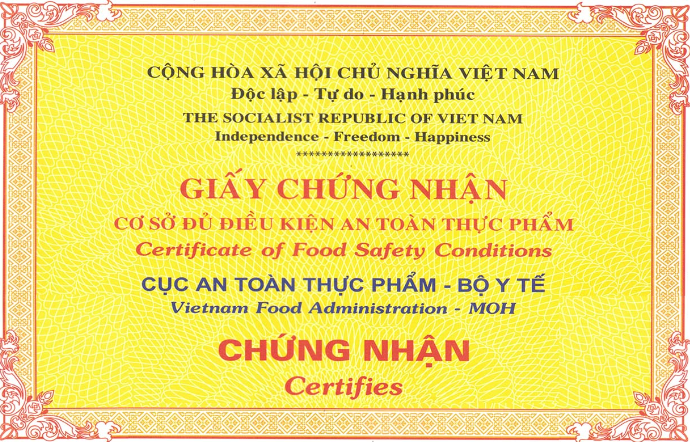 Giấy chứng nhận